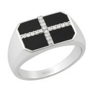 Alliance diamants naturels ronds 0.18 carat or blanc 14 carats Vito